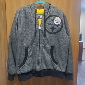 NFL Steelers Youth Charcoal Hoodie